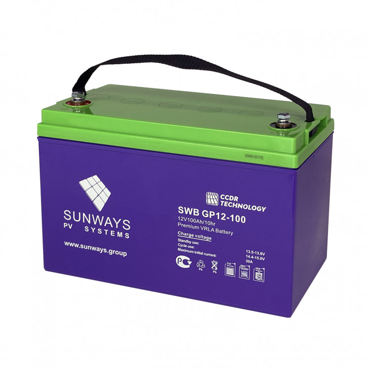 Аккумуляторная батарея SUNWAYS GP 12-100 купить в Комсомольск-на-Амуре